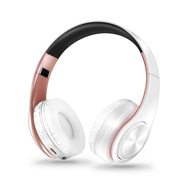 Casque Bluetooth  sans fil Stéréo Pliable Sport Écouteur Microphone Casque Lecteur MP3 mains libres