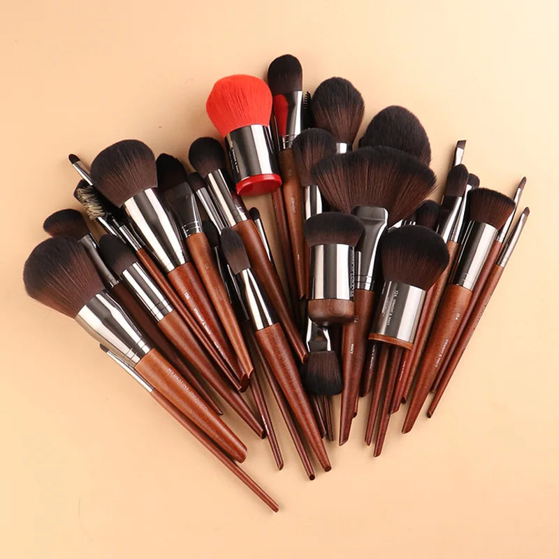 MyDestiny MUF Makeup Brush Set & Kit Foundation Blusher Eyeshadow Highlight Powder Eyebrow Brushes for Professional Artist