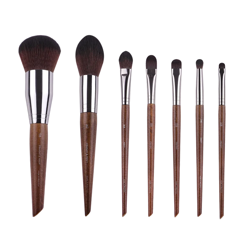 MyDestiny MUF Makeup Brush Set & Kit Foundation Blusher Eyeshadow Highlight Powder Eyebrow Brushes for Professional Artist