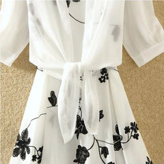 Ensemble 2 pièces pour femmes, robes florales élégantes à la mode, nouvelle collection assortie, été 2025