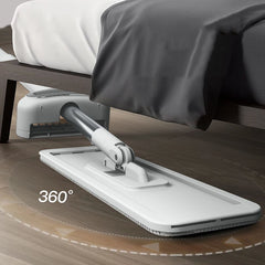 Mmagic – serpillière pour le lavage des sols, nettoyage de la serpillière à rotation plate, seau de nettoyage des sols de la maison, nettoyage facile de la maison, rotation à 360 ° avec