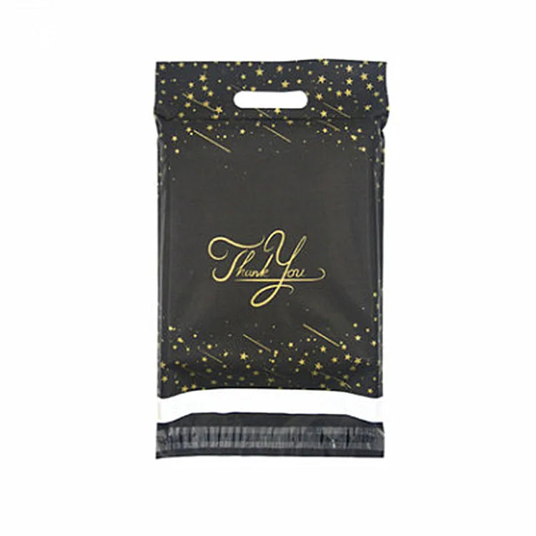 10/50 pièces merci rose Poly Mailer enveloppes adhésives sac bricolage T-shirt sous-vêtements robe Leggings jouets expédition pochettes portables