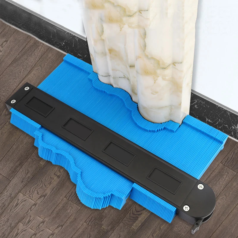 Duplicateur de jauge de Contour, carrelage en céramique, modèle de coupe de tapis, règle d'angle de mesure de profil, duplicateur de Contour, outils pour le travail du bois