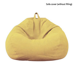Pour adultes enfants (sans remplissage) chaises d'intérieur sans remplissage housse de canapé paresseux grande chaise longue pouf