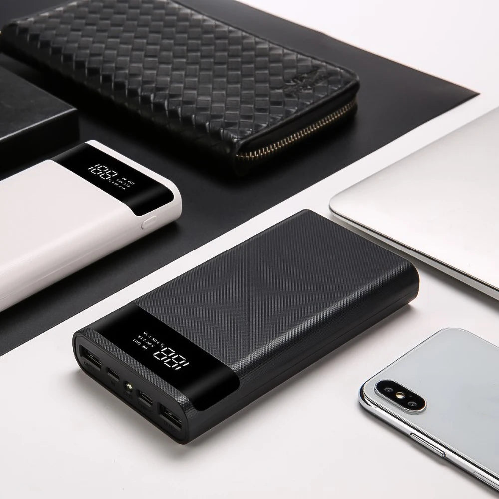 Kebidumei double USB Micro USB Type C batterie externe coque 5V bricolage 4/6*18650 boîtier batterie Charge boîte de stockage sans batterie