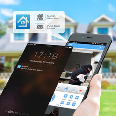 BESDER – caméra de Surveillance extérieure IP POE Ultra HD 4K, 8MP/4MP, H.265, Audio, avec ia, détection de mouvement et alerte, Vision nocturne infrarouge