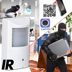 Mini caméra WiFi Audio Invisible 2MP/5MP HD intérieur Style PIR sécurité cachée sans fil Vision nocturne H265 Surveillance vidéo Camhi