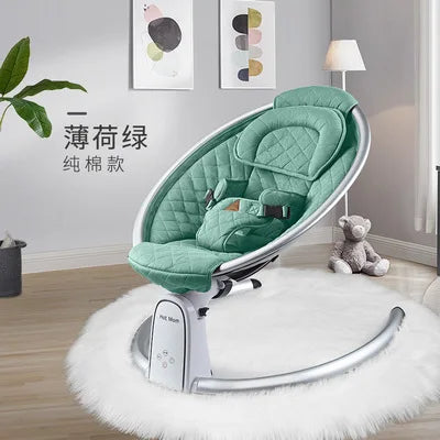 LazyChild-Chaise à bascule électrique pour nouveau-né, berceau de couchage réglable, lit réconfortant pour bébé de 0 à 2 ans, 2023