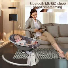 LazyChild-Chaise à bascule électrique pour nouveau-né, berceau de couchage réglable, lit réconfortant pour bébé de 0 à 2 ans, 2023