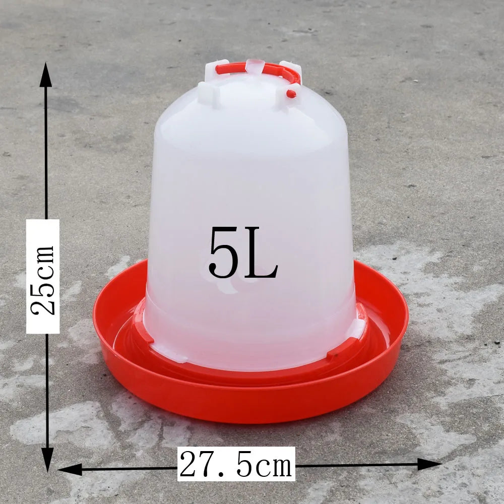 Mangeoire jetable pour animaux de ferme et volaille, buveur, coq, poule, bouilloire, dispositif d'alimentation, fournitures d'arrosage, 6kg, 1 pièce