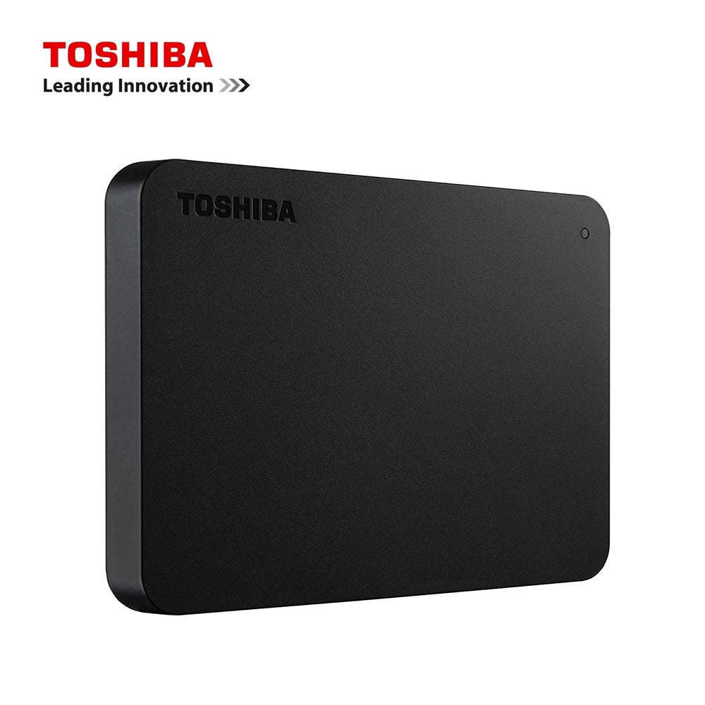 Toshiba A3 HDTB420XK3AA Canvio Basics 500GB 1TB 2TB 4TB Portable External Hard Drive USB 3.0, Black