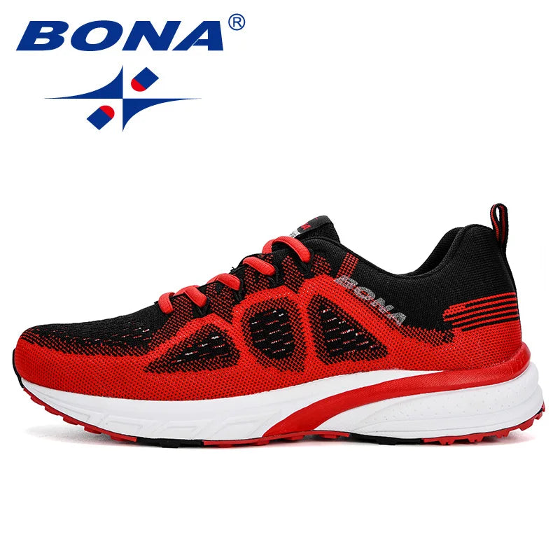 BONA baskets hommes chaussures Sport maille formateurs paniers légers Femme chaussures de course en plein air chaussures de Sport hommes