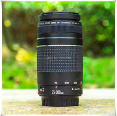 Téléobjectif Original pour Canon EF 75-300mm F/4-5.6 III, pour Canon EOS 1300D 650D 700D 60D 70D 80D 6D 7D 5D2 5D3 T3i T5i T6