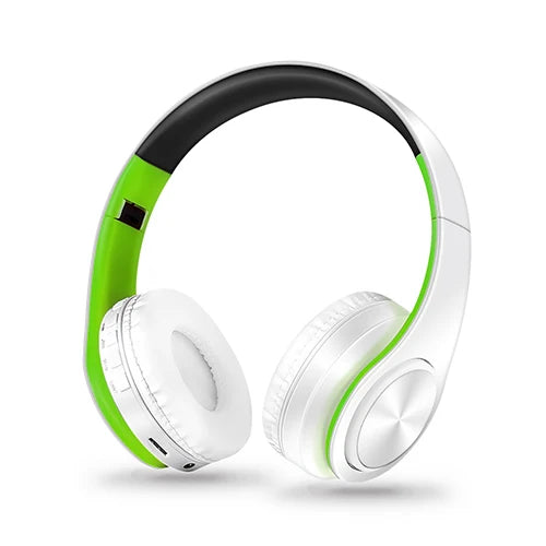 Casque Bluetooth  sans fil Stéréo Pliable Sport Écouteur Microphone Casque Lecteur MP3 mains libres