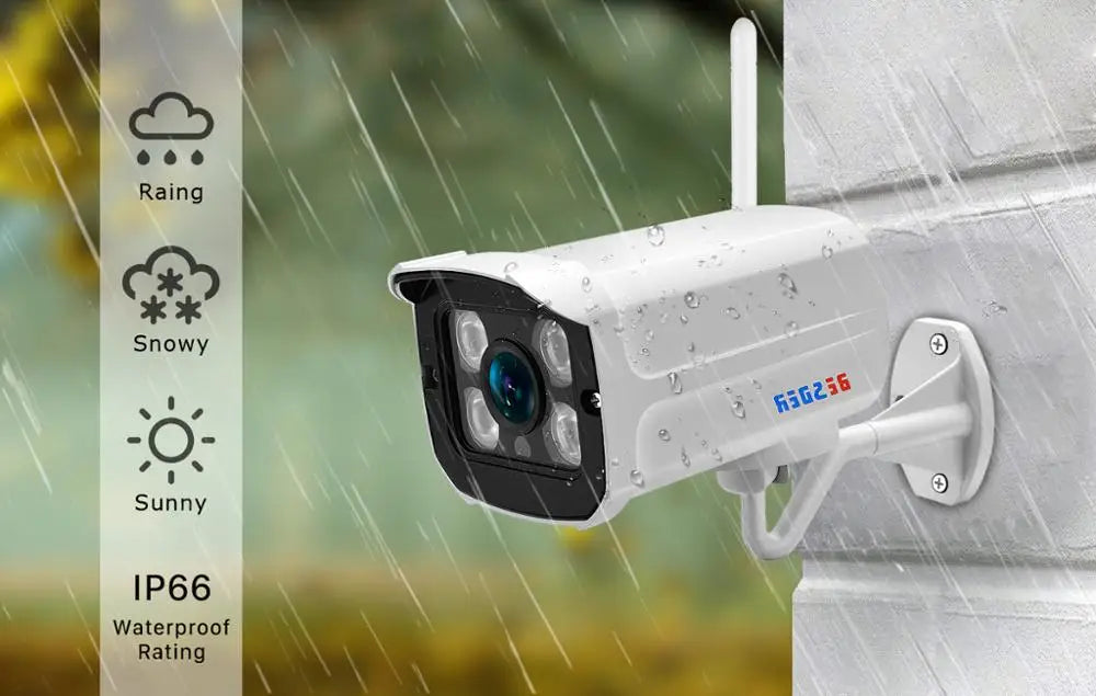 BESDER 5MP 2MP Audio sans fil Version nocturne alarme Push P2PWifi caméra balle caméra IP extérieure avec emplacement pour carte SD Max 128GB iCsee