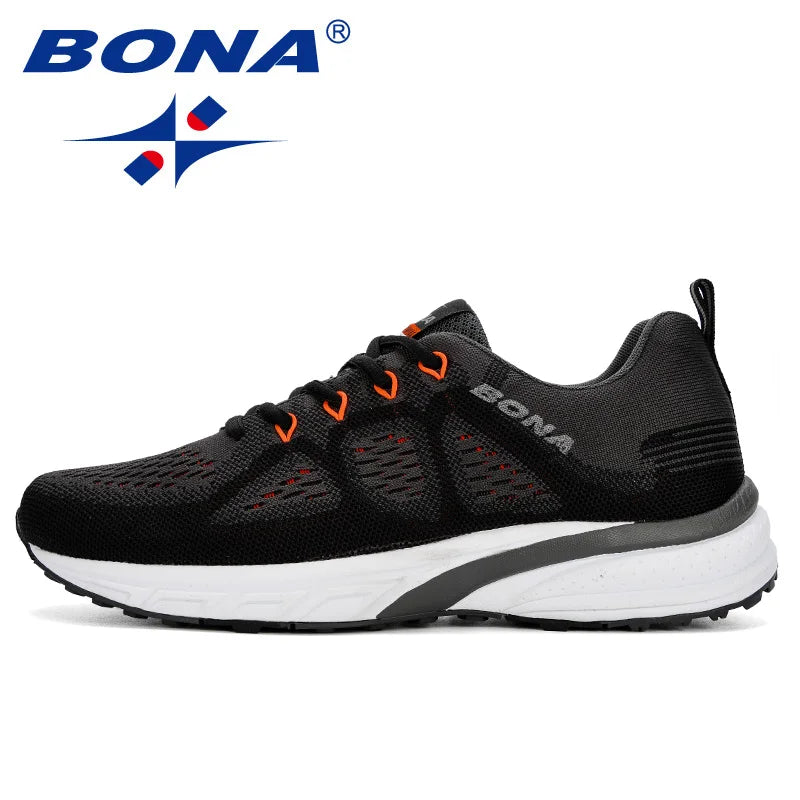 BONA baskets hommes chaussures Sport maille formateurs paniers légers Femme chaussures de course en plein air chaussures de Sport hommes
