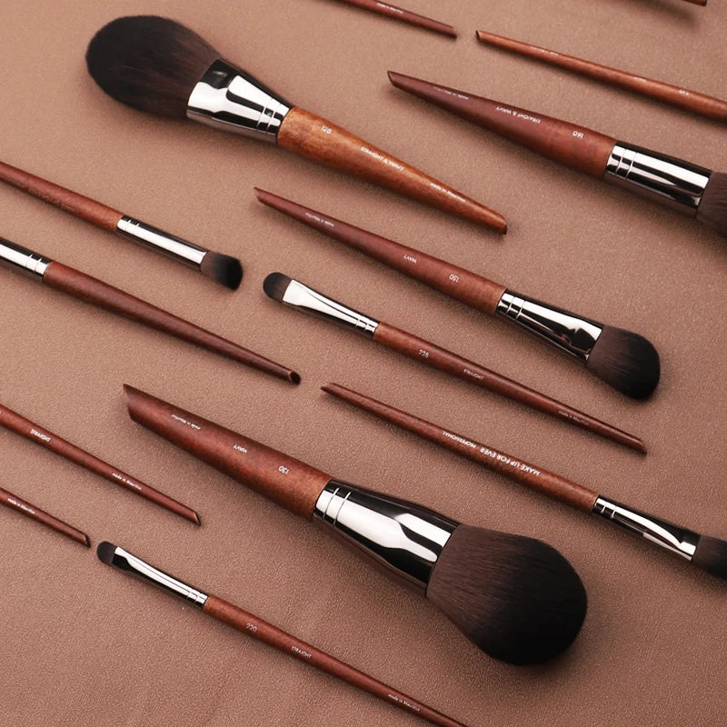 MyDestiny MUF Makeup Brush Set & Kit Foundation Blusher Eyeshadow Highlight Powder Eyebrow Brushes for Professional Artist
