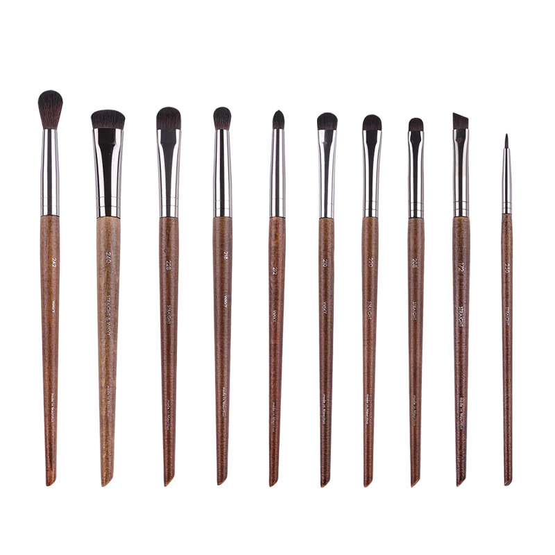 MyDestiny MUF Makeup Brush Set & Kit Foundation Blusher Eyeshadow Highlight Powder Eyebrow Brushes for Professional Artist