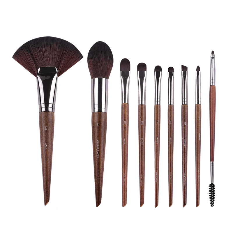MyDestiny MUF Makeup Brush Set & Kit Foundation Blusher Eyeshadow Highlight Powder Eyebrow Brushes for Professional Artist