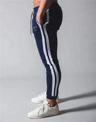 Viser de survêtement de course en coton pour hommes, joggeurs de musculation, pantalons de sport skinny, jogging de gym, fitness, fjMale, Sportedly