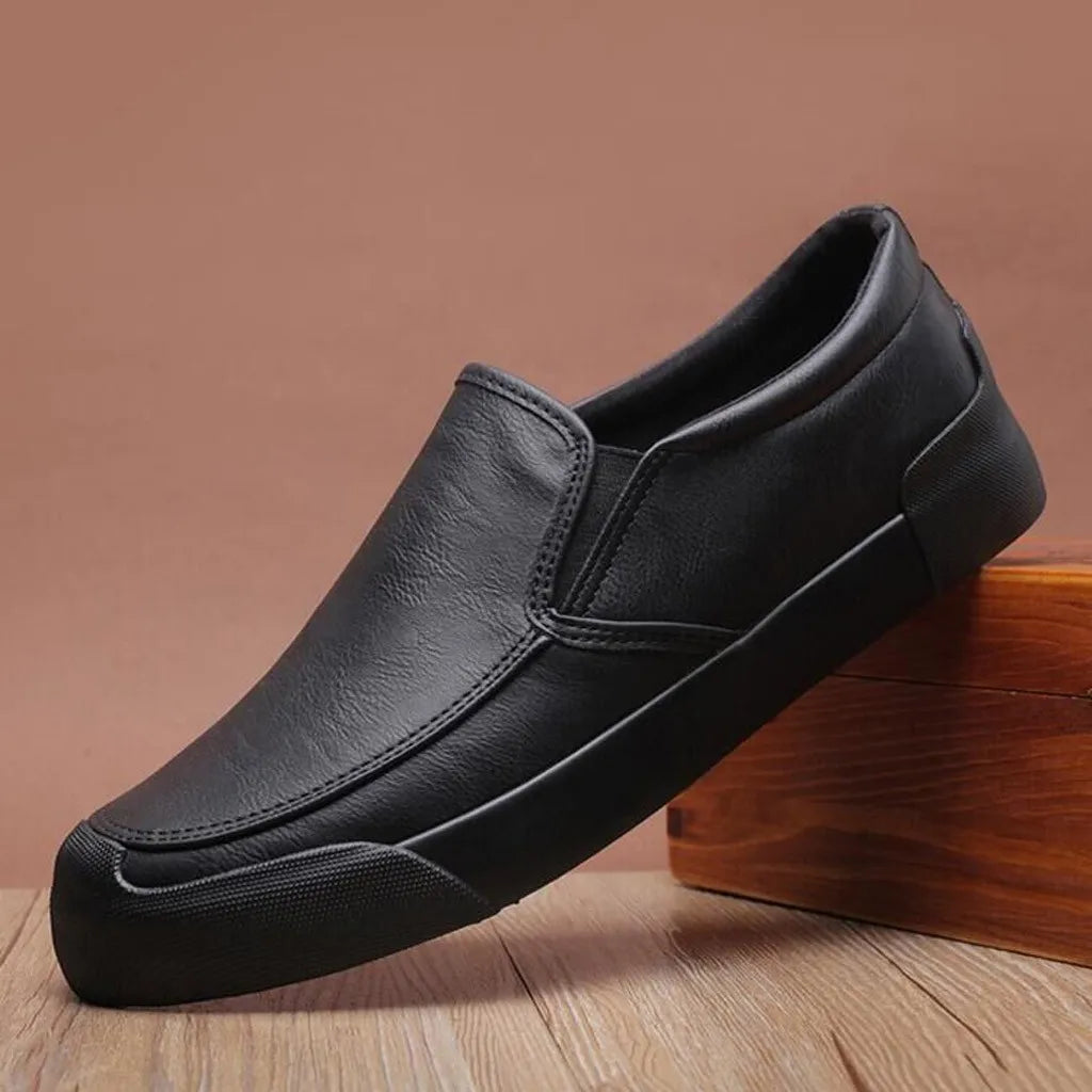 Mode cuir hommes chaussures décontracté plat hommes chaussures imperméable respirant mocassins hommes haute qualité mocassins confortable offre spéciale