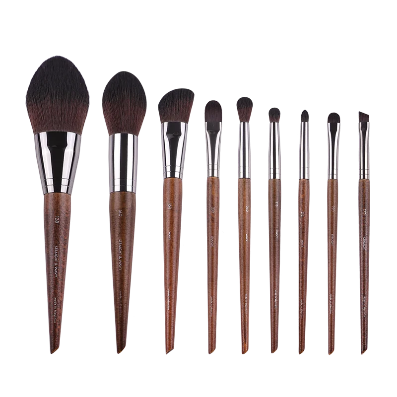 MyDestiny MUF Makeup Brush Set & Kit Foundation Blusher Eyeshadow Highlight Powder Eyebrow Brushes for Professional Artist