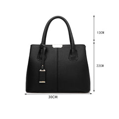 Sac à main en cuir de couleur unie pour femmes, sacoche élégante de grande capacité, nouveaux sacs à main pour femmes, sac à bandoulière quotidien, 2023