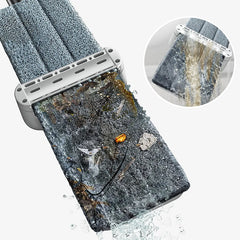 Mmagic – serpillière pour le lavage des sols, nettoyage de la serpillière à rotation plate, seau de nettoyage des sols de la maison, nettoyage facile de la maison, rotation à 360 ° avec
