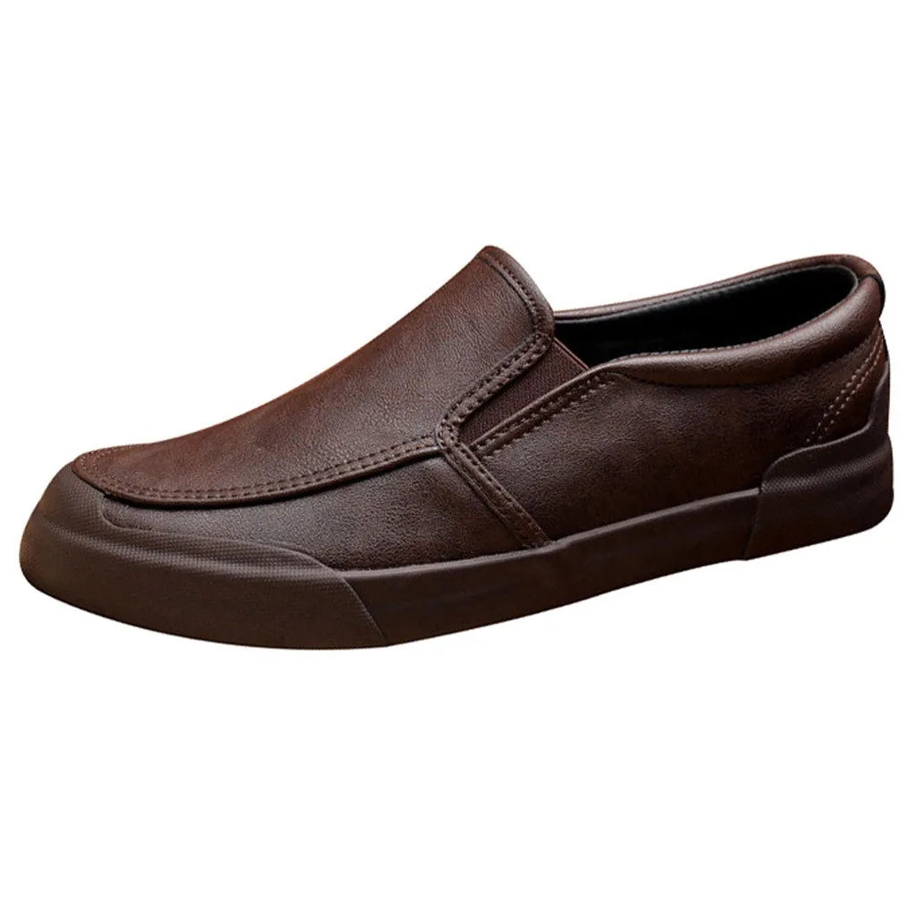 Mode cuir hommes chaussures décontracté plat hommes chaussures imperméable respirant mocassins hommes haute qualité mocassins confortable offre spéciale