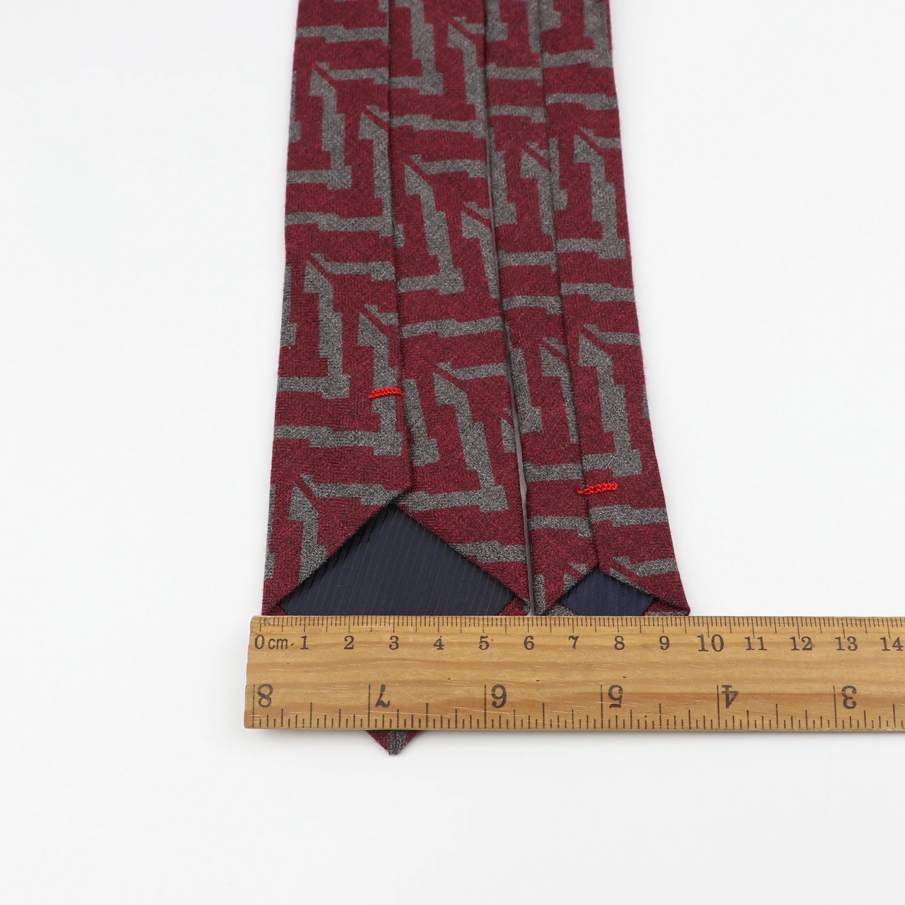 Coton solide fait à la main Cravates en laine Hommes Cravate Rayé Col étroit Slim Cachemire Casual Cravate Accessoires