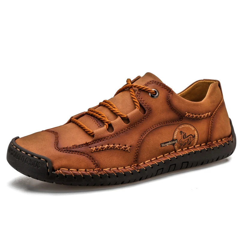 Chaussures décontractées pour hommes faites à la main mocassins en cuir pour hommes chaussures de conduite en plein air pour hommes baskets antidérapantes pour hommes Zapatillas Hombre
