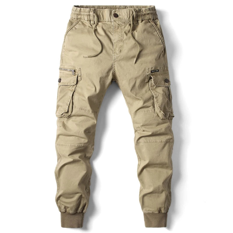 Pantalon Cargo hommes Jogging pantalons décontractés coton pleine longueur militaire hommes Streetwear hommes travail tactique survêtement pantalon grande taille