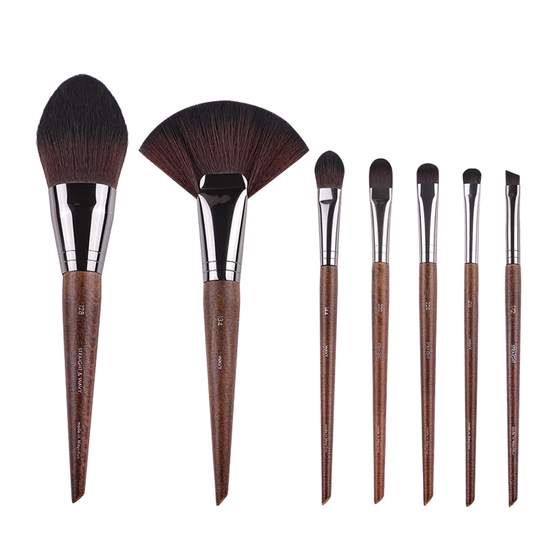 MyDestiny MUF Makeup Brush Set & Kit Foundation Blusher Eyeshadow Highlight Powder Eyebrow Brushes for Professional Artist