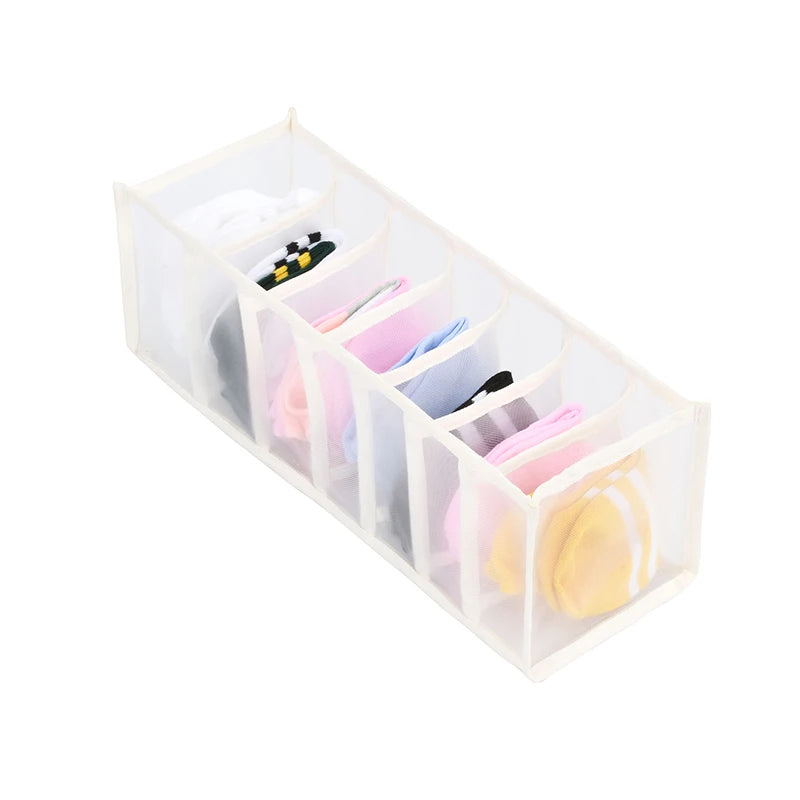 Home Closet Organizer For Underwear Socks Cabinet Divider Storage Box Storage Organizer for clothes Foldable Drawer Organizer