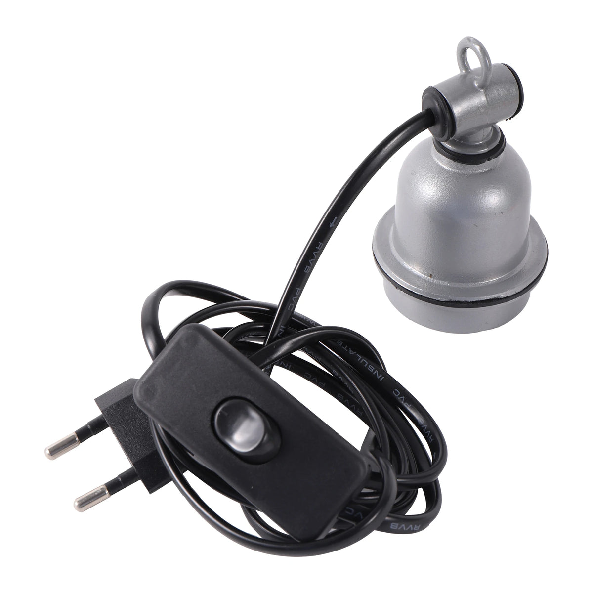 E27 rampant animal de compagnie lézard tortue support de lampe chauffant et interrupteur de cordon d'alimentation porcelet poulet couveuse chauffage spirale prise de lumière 1 Pc