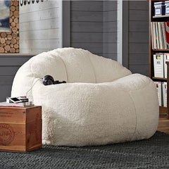 2021 nouveau Pouf canapé-lit Pouf sans remplissage en peluche géant pouf Ottoman Relax chaise longue Tatami Futon siège de sol meubles