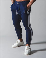 Viser de survêtement de course en coton pour hommes, joggeurs de musculation, pantalons de sport skinny, jogging de gym, fitness, fjMale, Sportedly