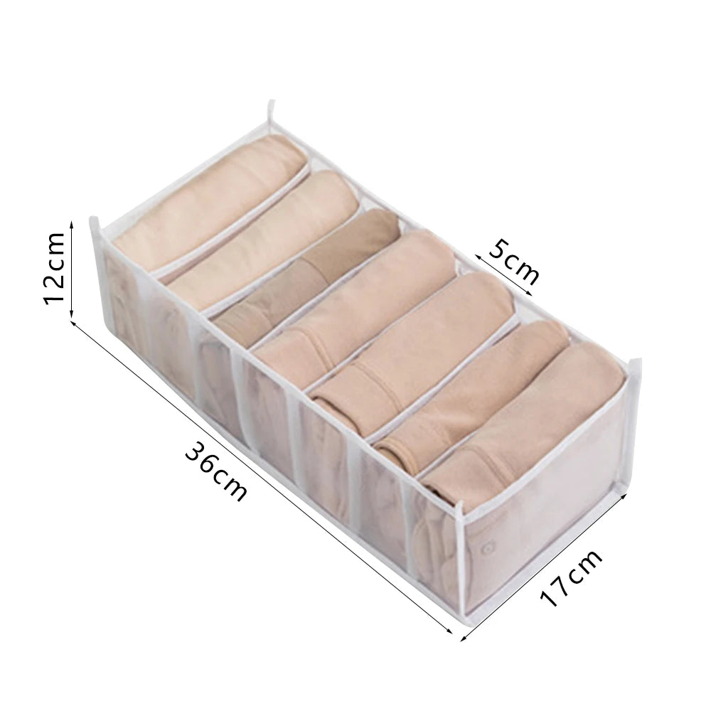 Home Closet Organizer For Underwear Socks Cabinet Divider Storage Box Storage Organizer for clothes Foldable Drawer Organizer