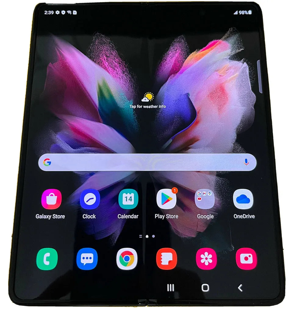 Samsung Galaxy Z Fold 3 Fold3 5G F926B F926U1 F926N 7.6 "pliable 12GB 256/512GB NFC Snapdragon Original 99% nouveau téléphone portable