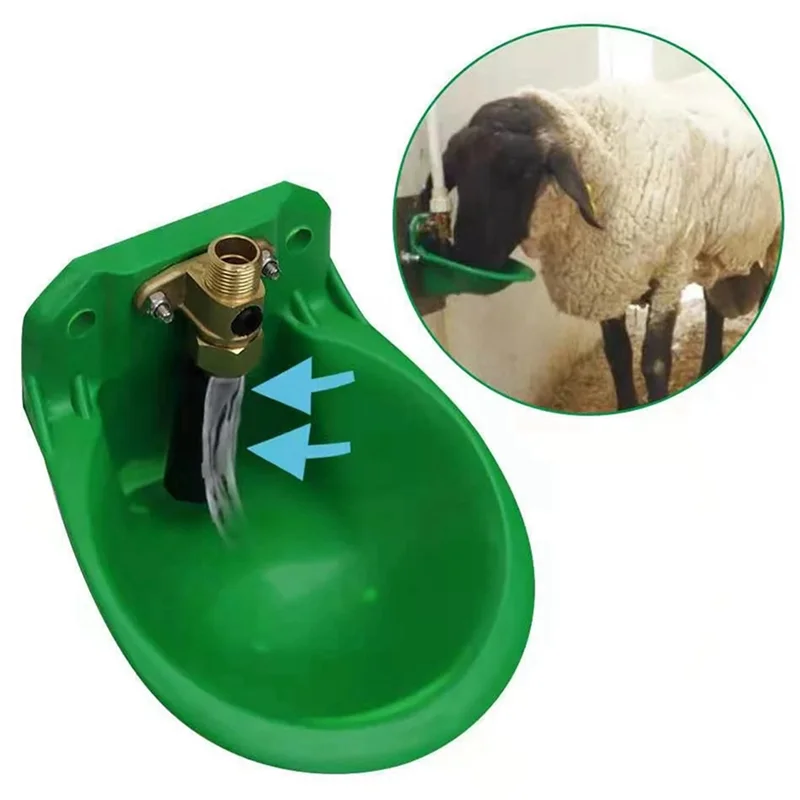 A33Z-2X automatique Durable mouton abreuvoir tasse Catter chèvre bol à boire cheval distributeur d'eau outil ferme Animal vache plastique utilisation