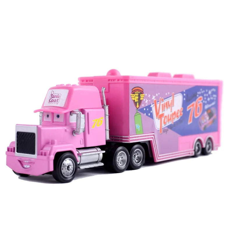 Disney Pixar Cars 2 3 Lightning McQueen Mack oncle Jackson Storm voiture camion 1:55 véhicule moulé sous pression jouets en métal cadeau pour enfants enfant