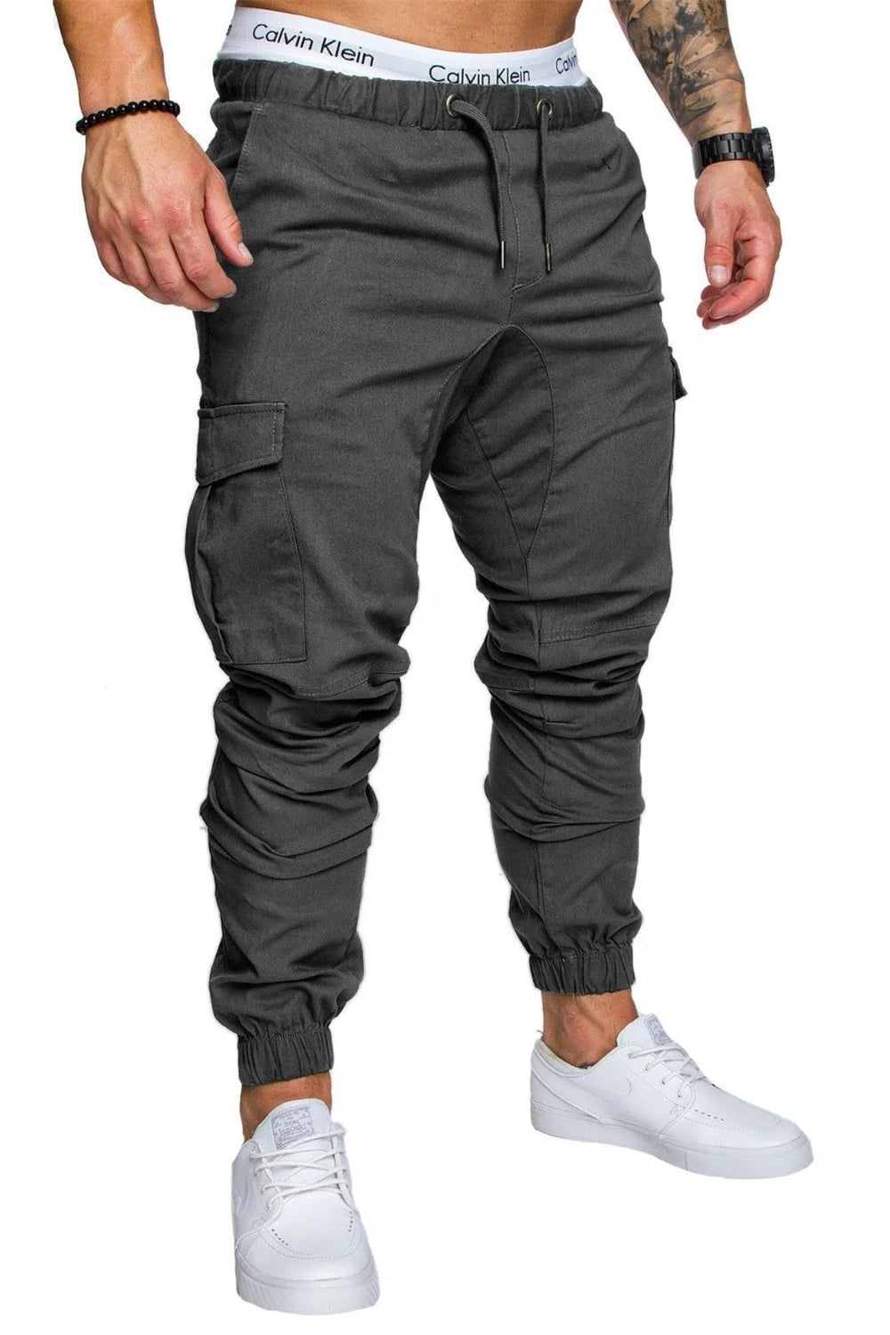 Nouveau outillage pantalon multi-poches pantalon Cargo homme tissu tissé décontracté Style Safari Joggers hommes
