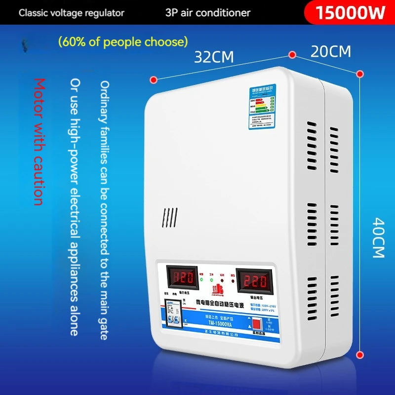 Stabilisateur de tension automatique domestique Sochi, tension monophasée, sortie 120V-270V, 220V