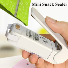 Scelleuse thermique pour sacs portables, sac de rangement en plastique, Mini Machine à sceller, autocollant pratique pour aliments, collations, Gadgets de cuisine