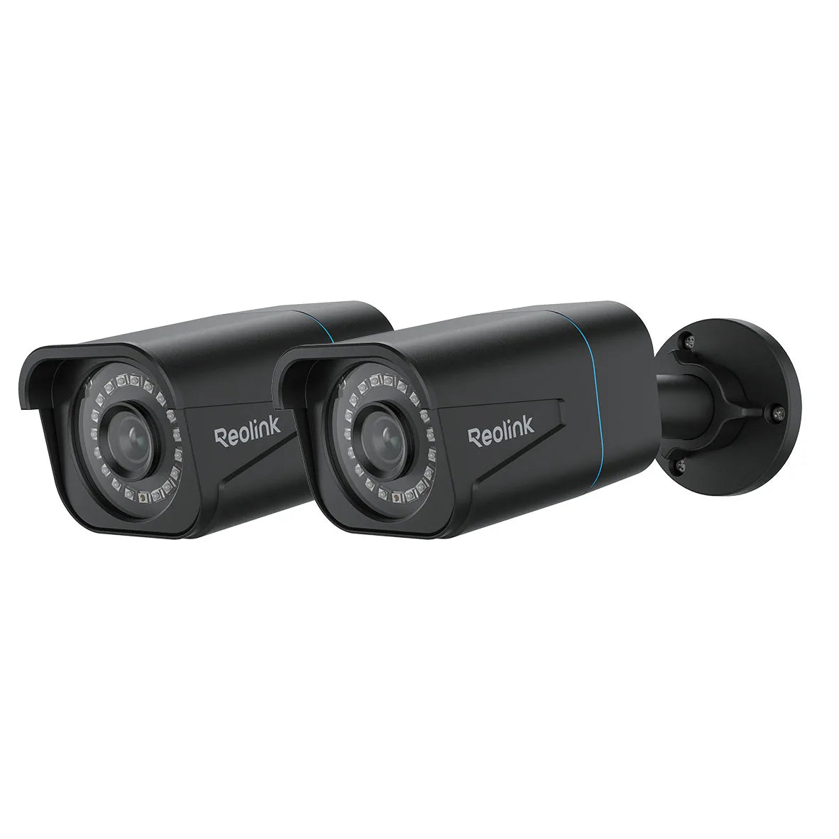 Reolink-Caméra Extérieure 8AJ4 K PoE Détection Humaine/Voiture Infrarouge Vision Nocturne Bullet Smart Home Caméra de permission IP RLC-810A