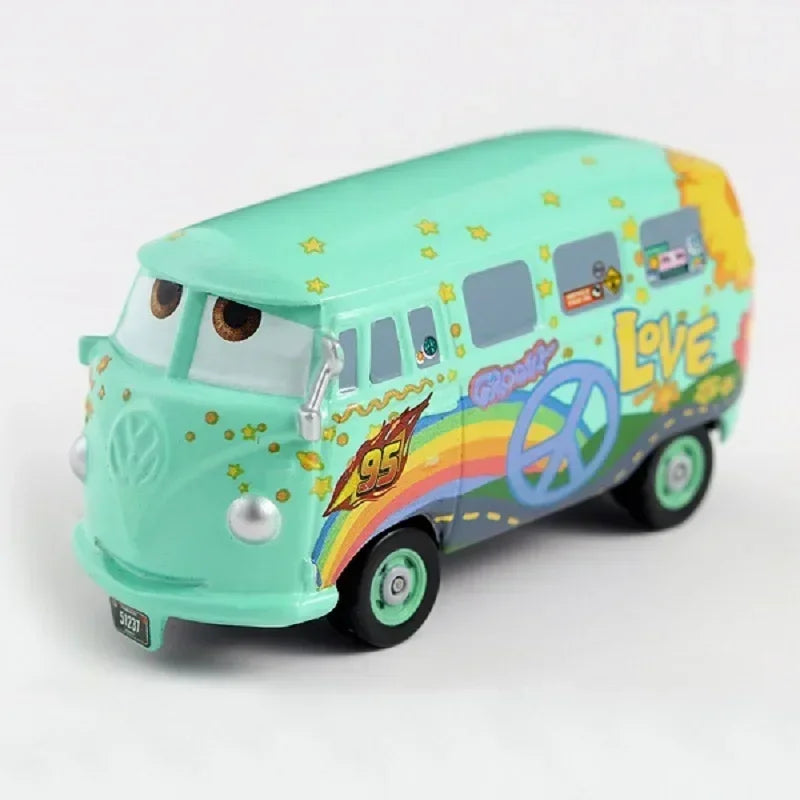 Voiture 2 Miss Fritter Pixar Lightning Mcqueen Collection Mini voitures de course 3 Cruz Ramirez Frank Queen jouet enfant Dinoco Guido Luigi