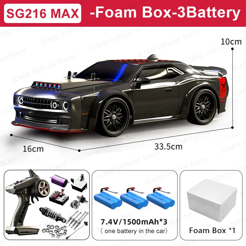 SG216 MAX RC voiture 70 + KM/H véhicules télécommandés à grande vitesse 1:16 sans brosse 4WD RC voitures de sport SG116 PRO 40 KM/H voiture jouets cadeaux
