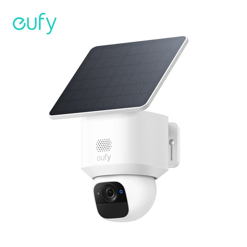 eufy Sécurité eufy SoloCam E30 à énergie solaire 360 °   Pan AI Tracking Caméras de sécurité de clarté 2K Caméra extérieure sans fil