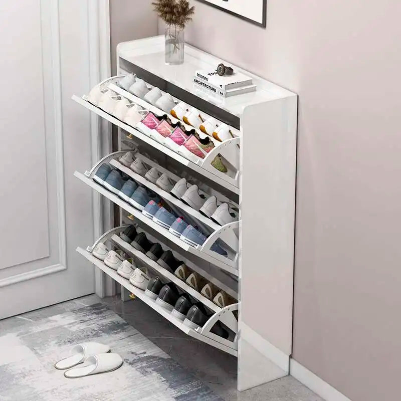 Étagère à chaussures peu encombrante armoires organisateur armoire d'entrée étagère à chaussures placards Meuble d'entrée De Rangement meubles De maison