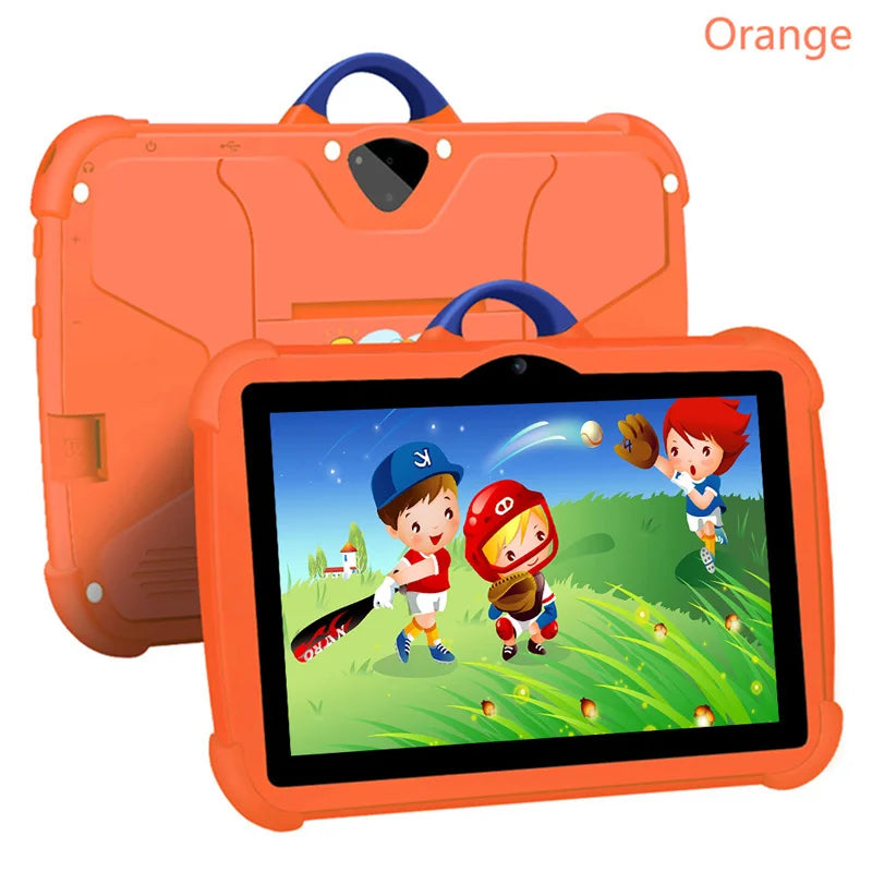 Nouveau modèle de dessin animé enfants tablette 7 pouces Quad Core 4GB RAM 64GB ROM Android apprentissage jeux éducatifs tablettes cadeaux pour enfants